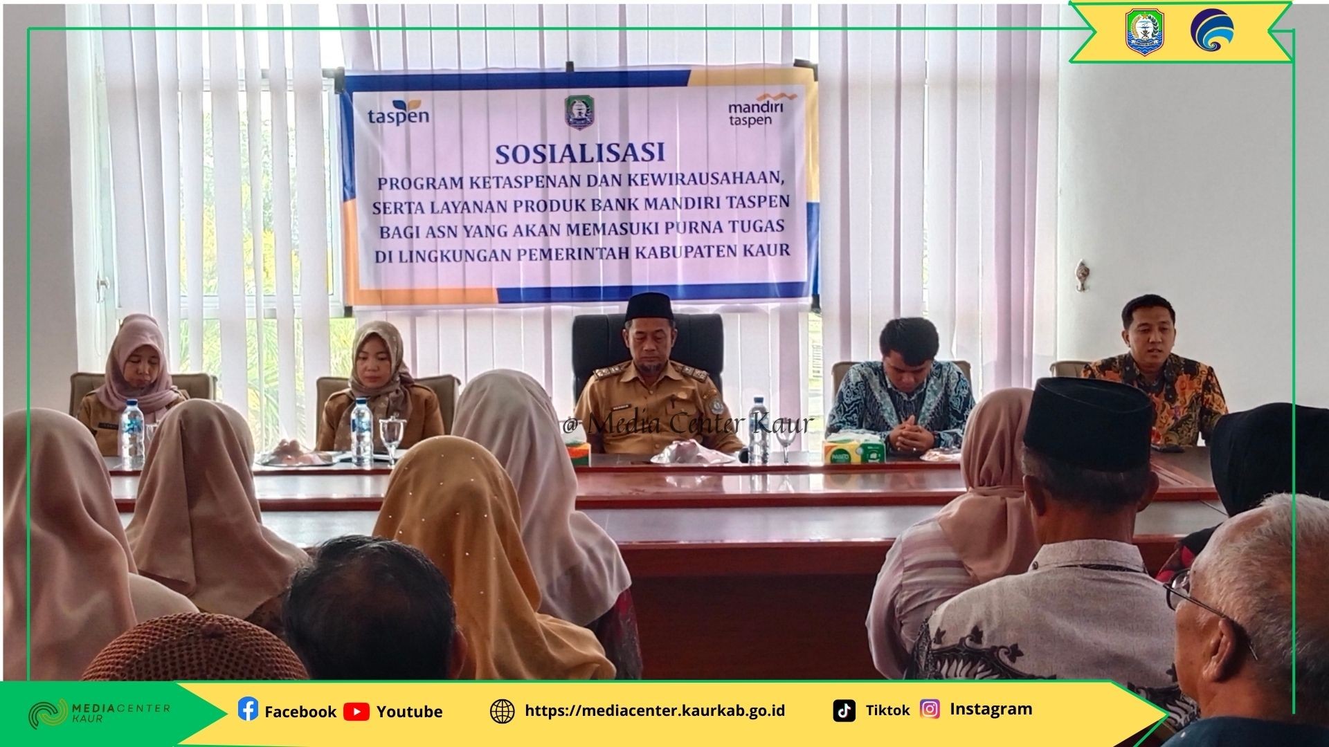 Pemda Kaur Gelar Sosialisasi Produk dan Layanan Mandiri Taspen