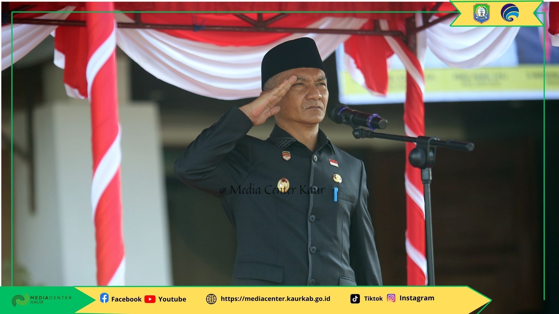 Pimpin Upacara Harganas ke-33, Wabup : Pentingnya Peran Ayah dalam Membangun Generasi Berkualitas