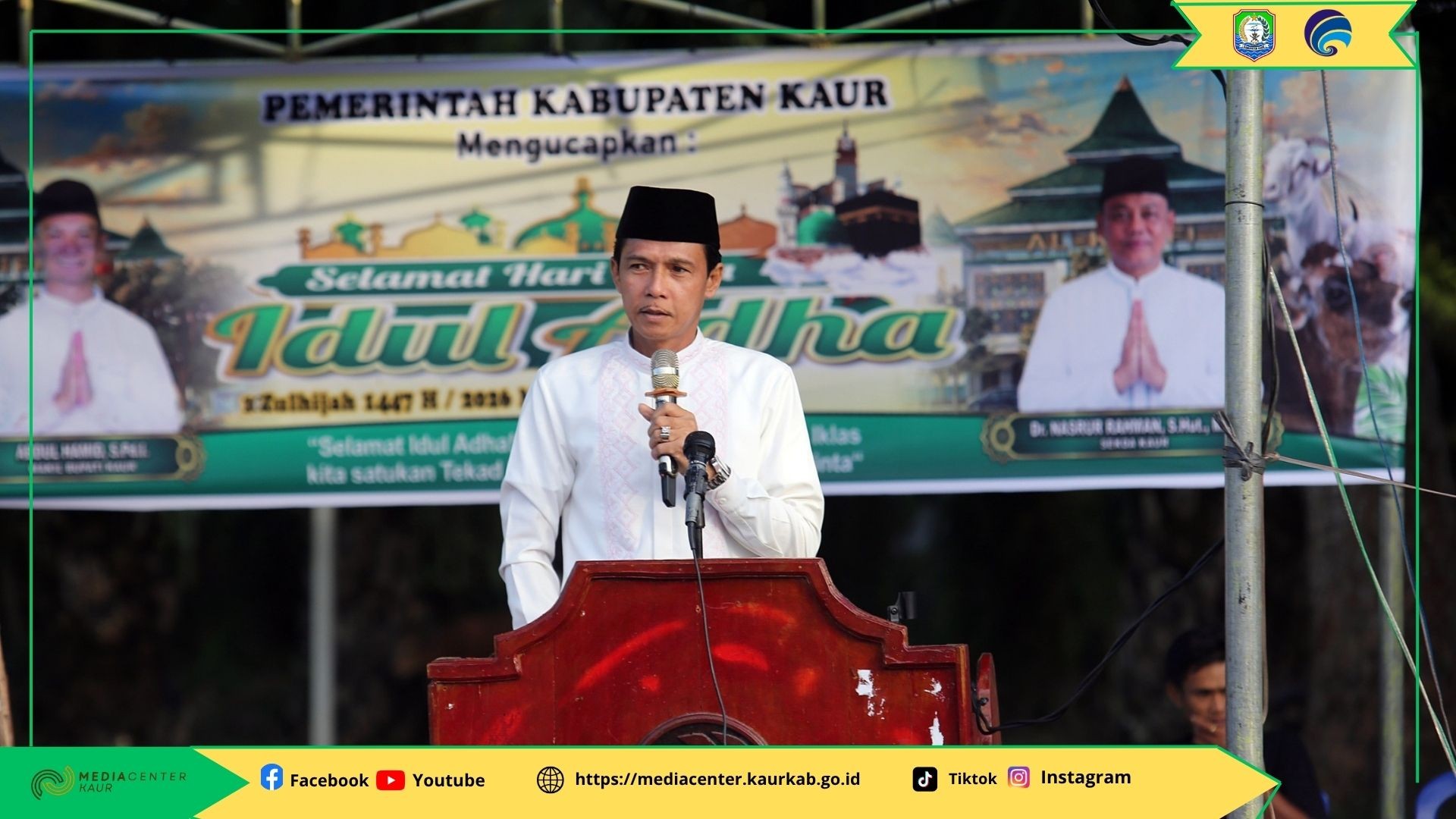 Salat Iduladha di Tanjung Kemuning, Bupati Kaur Ajak Pererat Silaturahmi