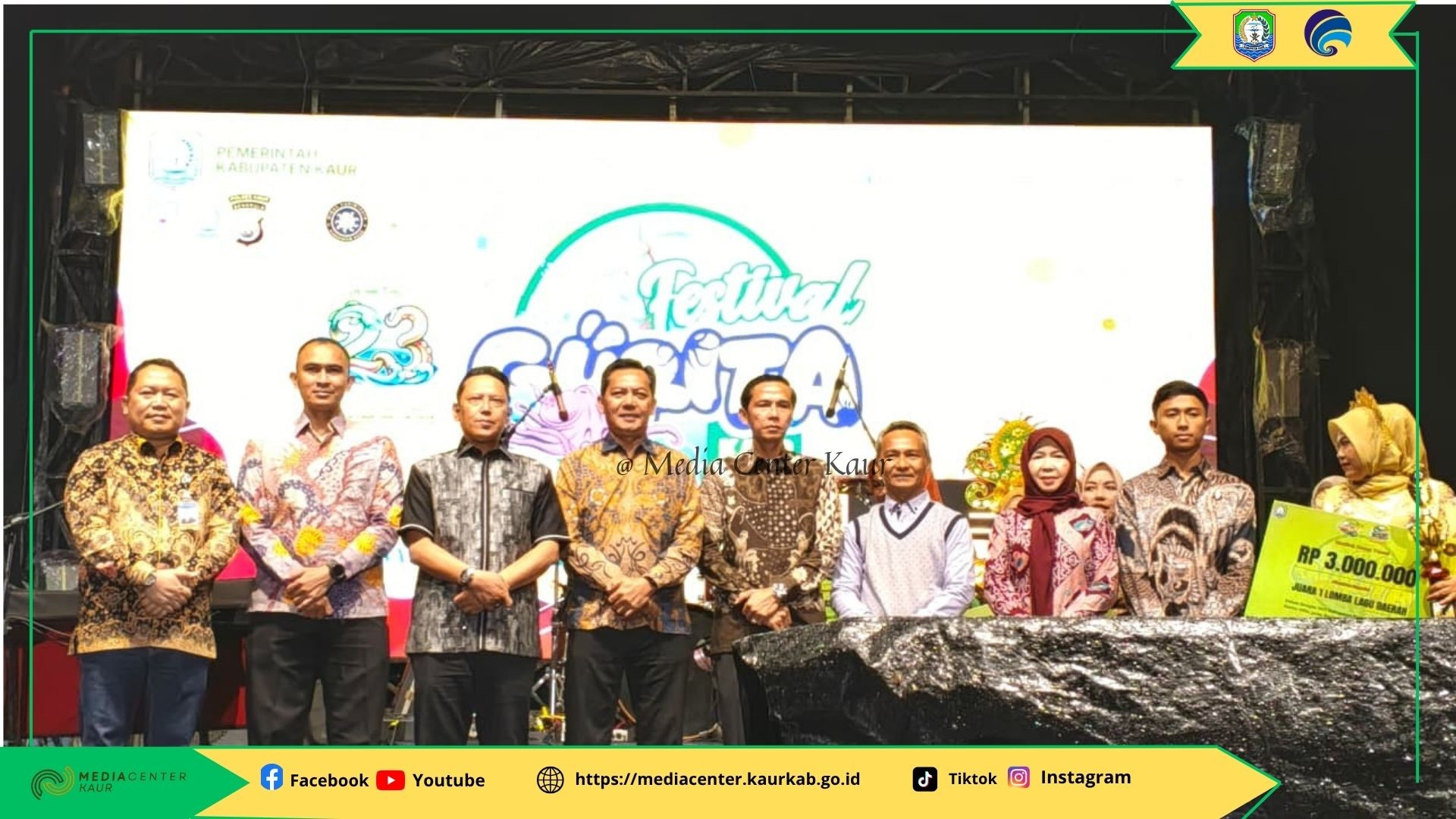 Festival Gurita 2026 Ditutup Meriah, Hiburan Rakyat Warnai HUT Kabupaten Kaur