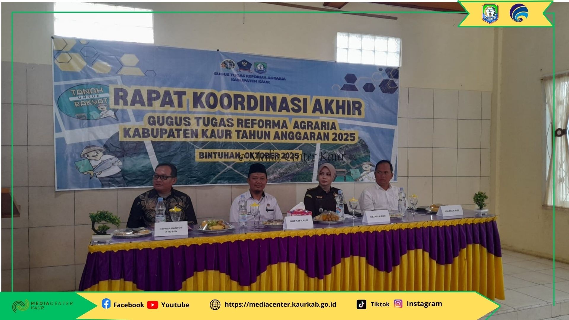 Rapat Koordinasi Akhir GTRA Kab Kaur TA 2025: Meningkatkan Manfaat bagi Masyarakat