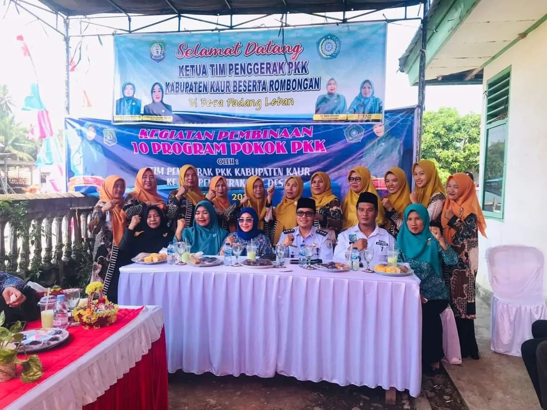 TP PKK Kabupaten Kaur Lakukan Pembinaan 10 Program PKK