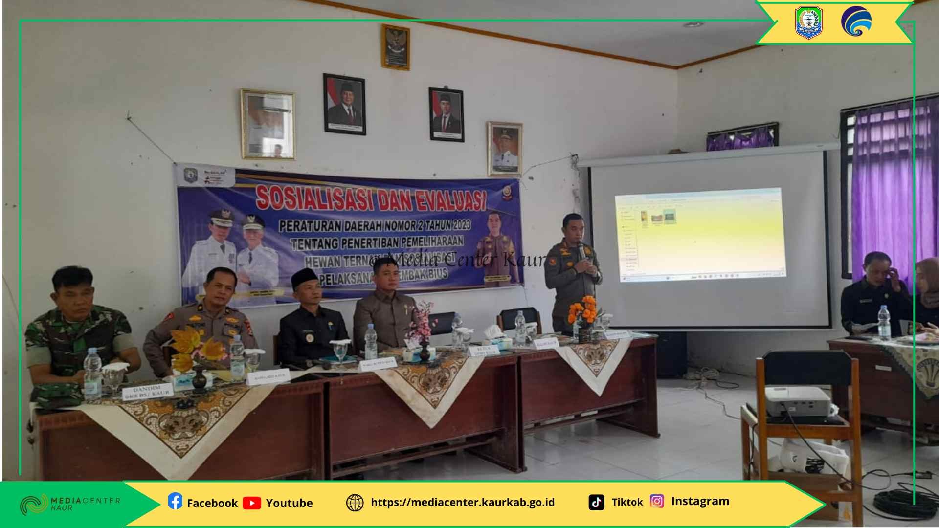 Wabup Hadiri Sosialisasi Perda No 2 Tahun 2023,Tentang Penertiban Hewan