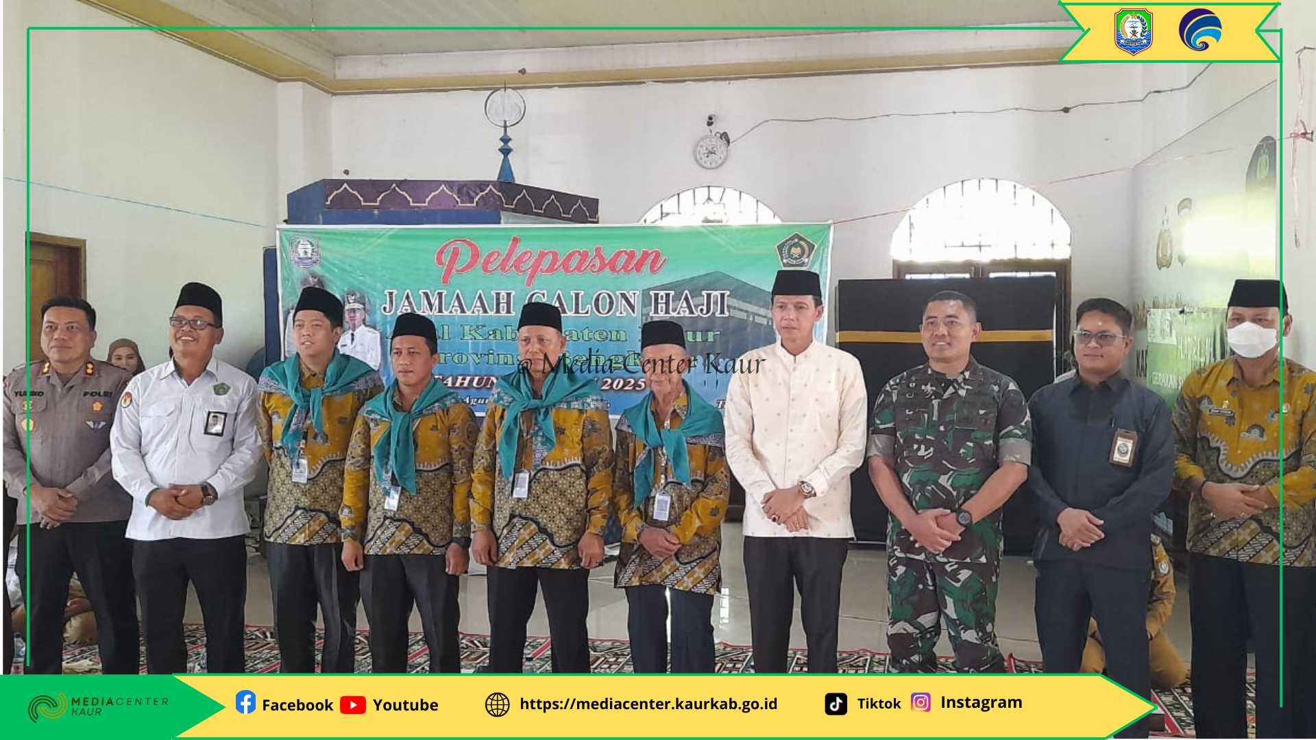 Bupati Kabupaten Kaur Lepas Jamaah Haji, Berpesan untuk Menjadi Haji yang Mabrur