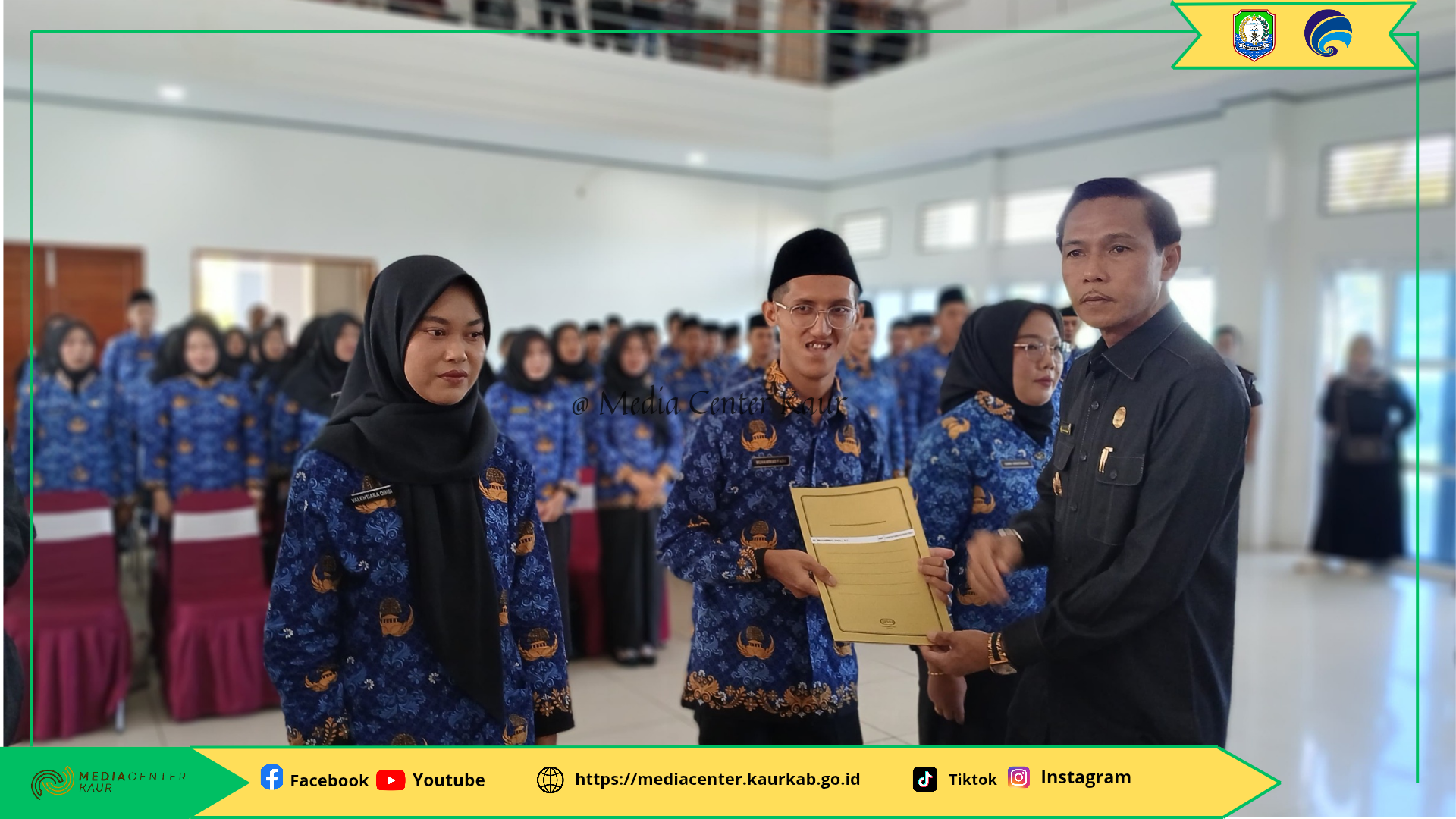 Penyerahan SK CPNS Formasi Umum dan Disabilitas Kabupaten Kaur Tahun 2024