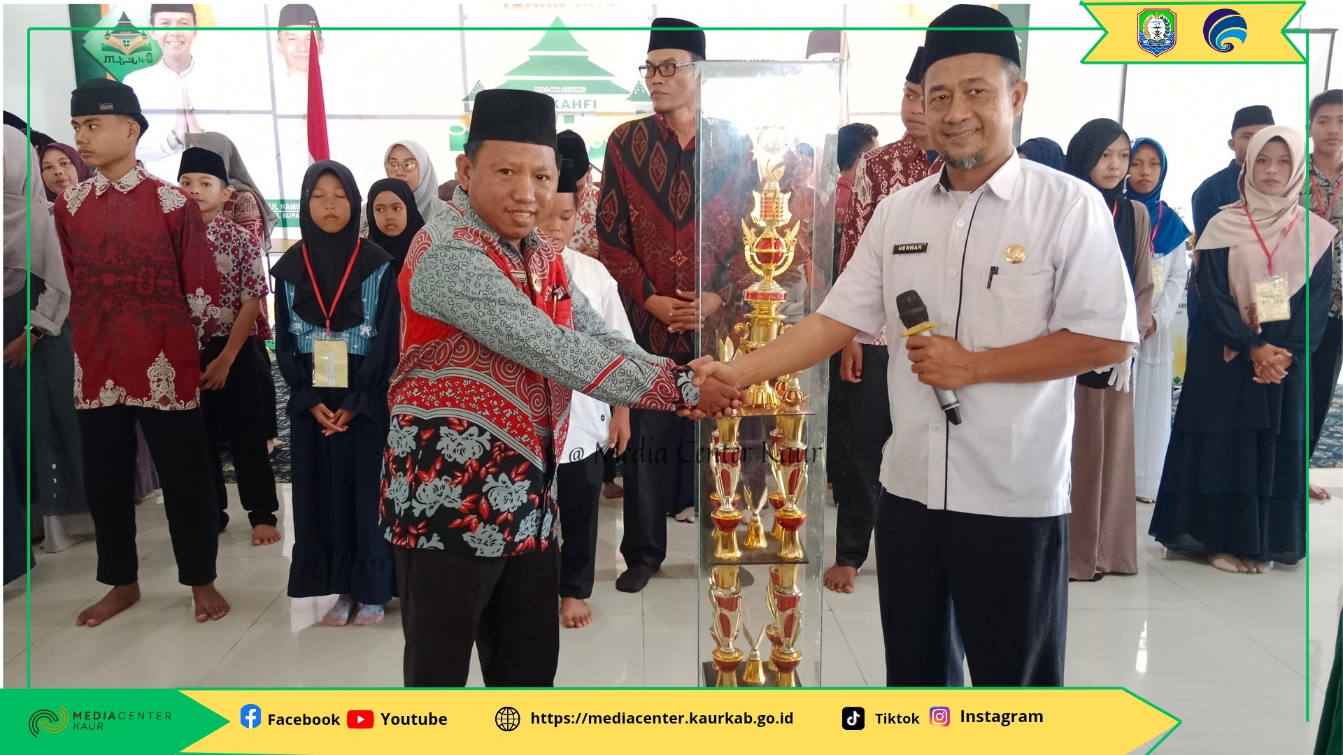 Kaur Selatan Juara Umum, MTQ Tingkat Kabupaten Kaur ke-VIII ditutup