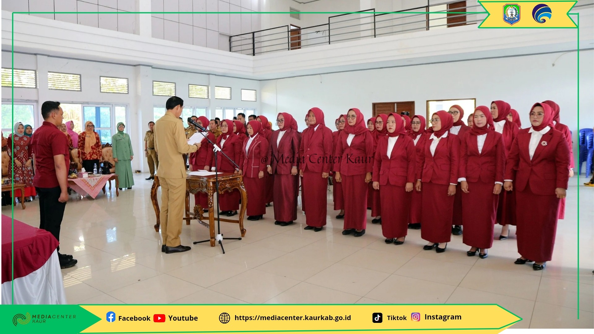 Popi Anggraini Hamid Resmi Pimpin GOW Kabupaten Kaur Periode 2025-2030