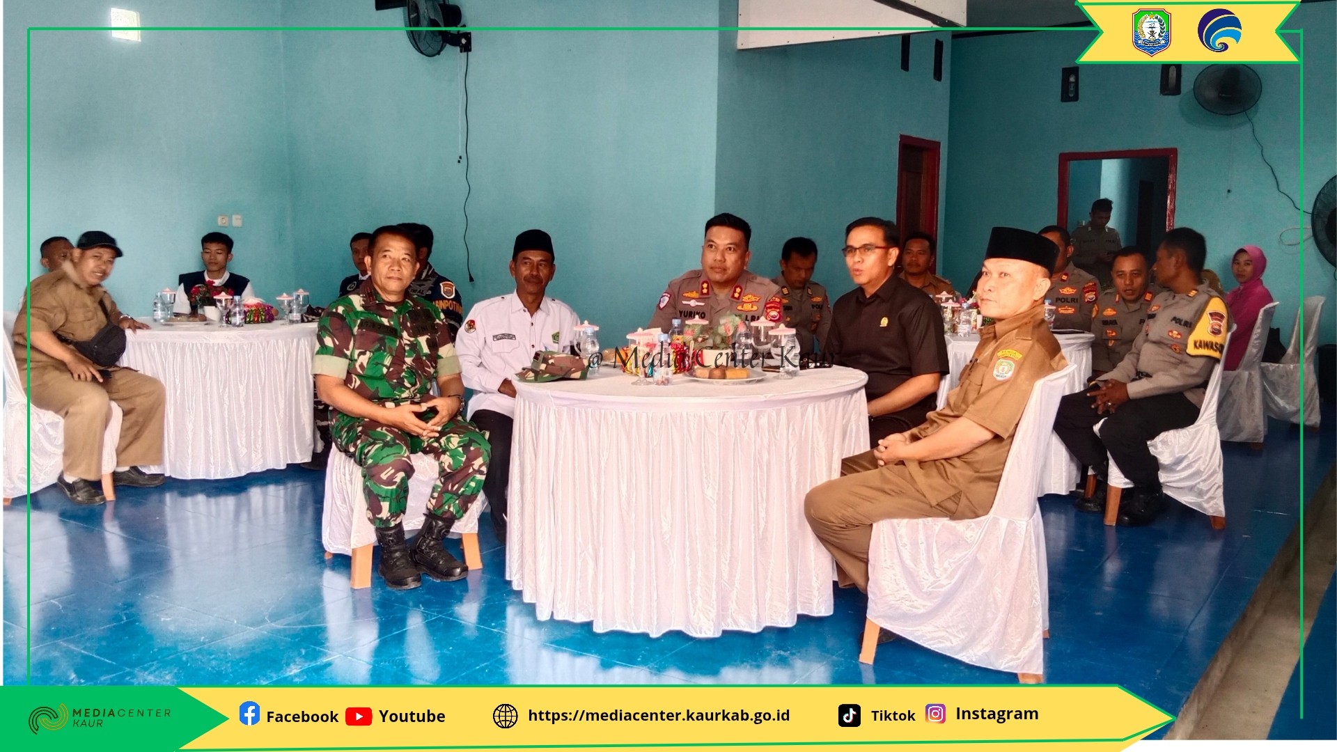 Polres Kaur Ikuti Groundbreaking 436 SPPG Polri Secara Zoom