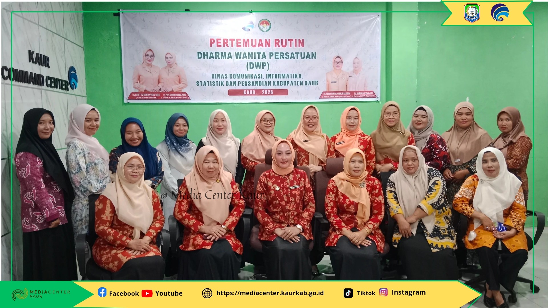 DWP Kominfo Kaur Gelar Pertemuan Rutin Bulanan