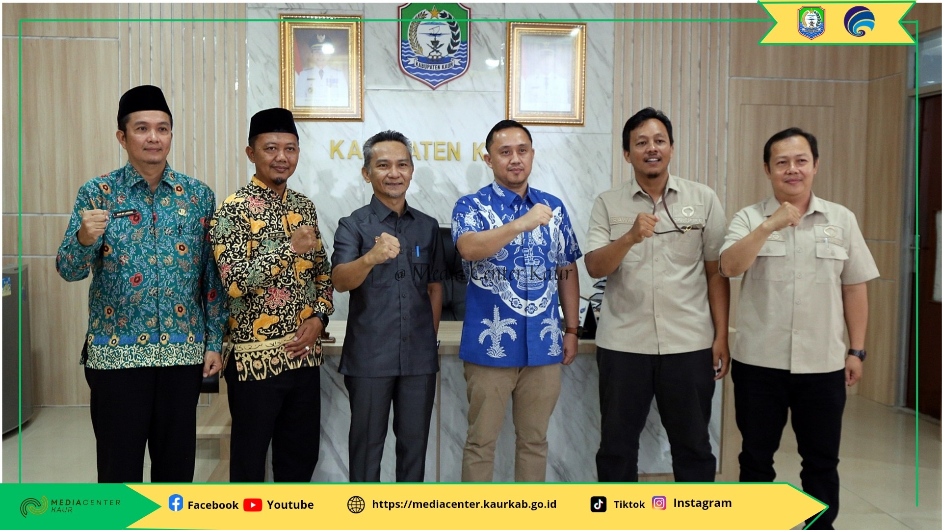 Ombudsman RI Bengkulu Audiensi dengan Pemkab Kaur, Bahas Penilaian Kepatuhan Pelayanan Publik