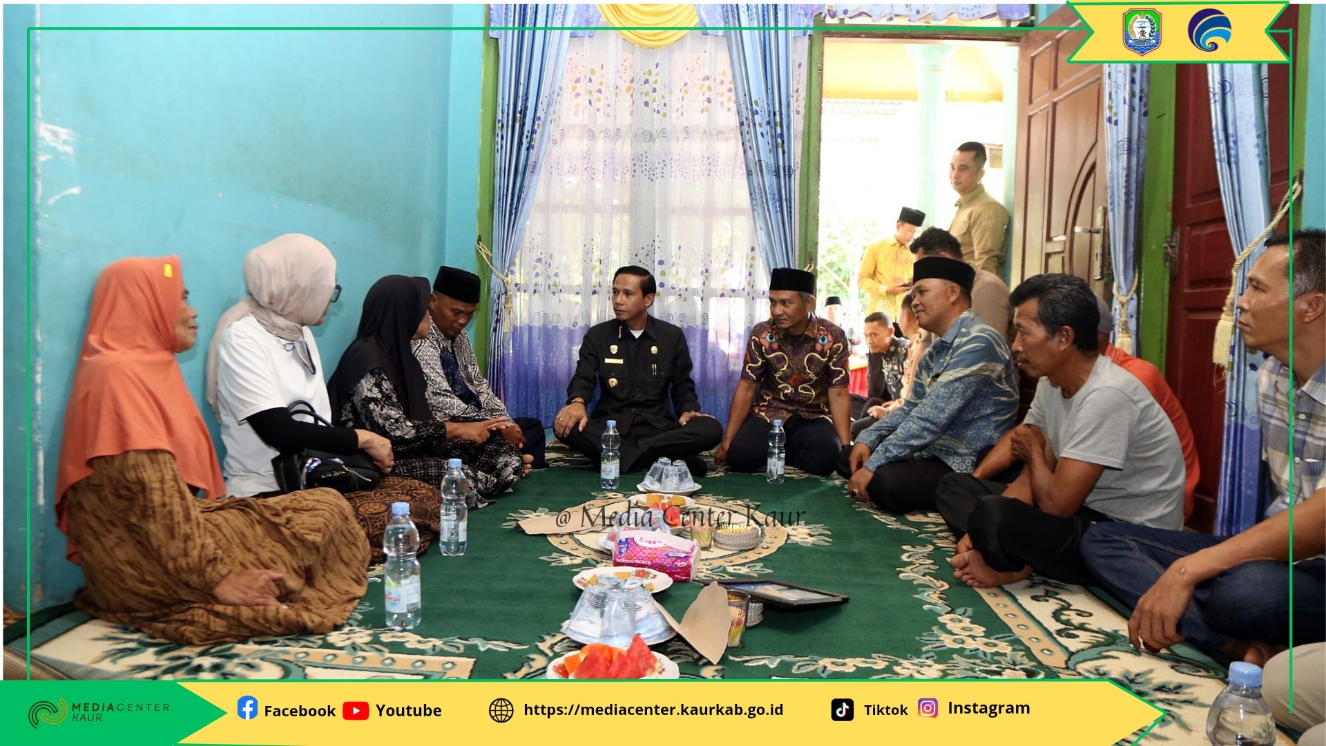Bentuk Dukungan Moril, Bupati dan Wabup Kunjungan Kediaman Korban Tenggelam