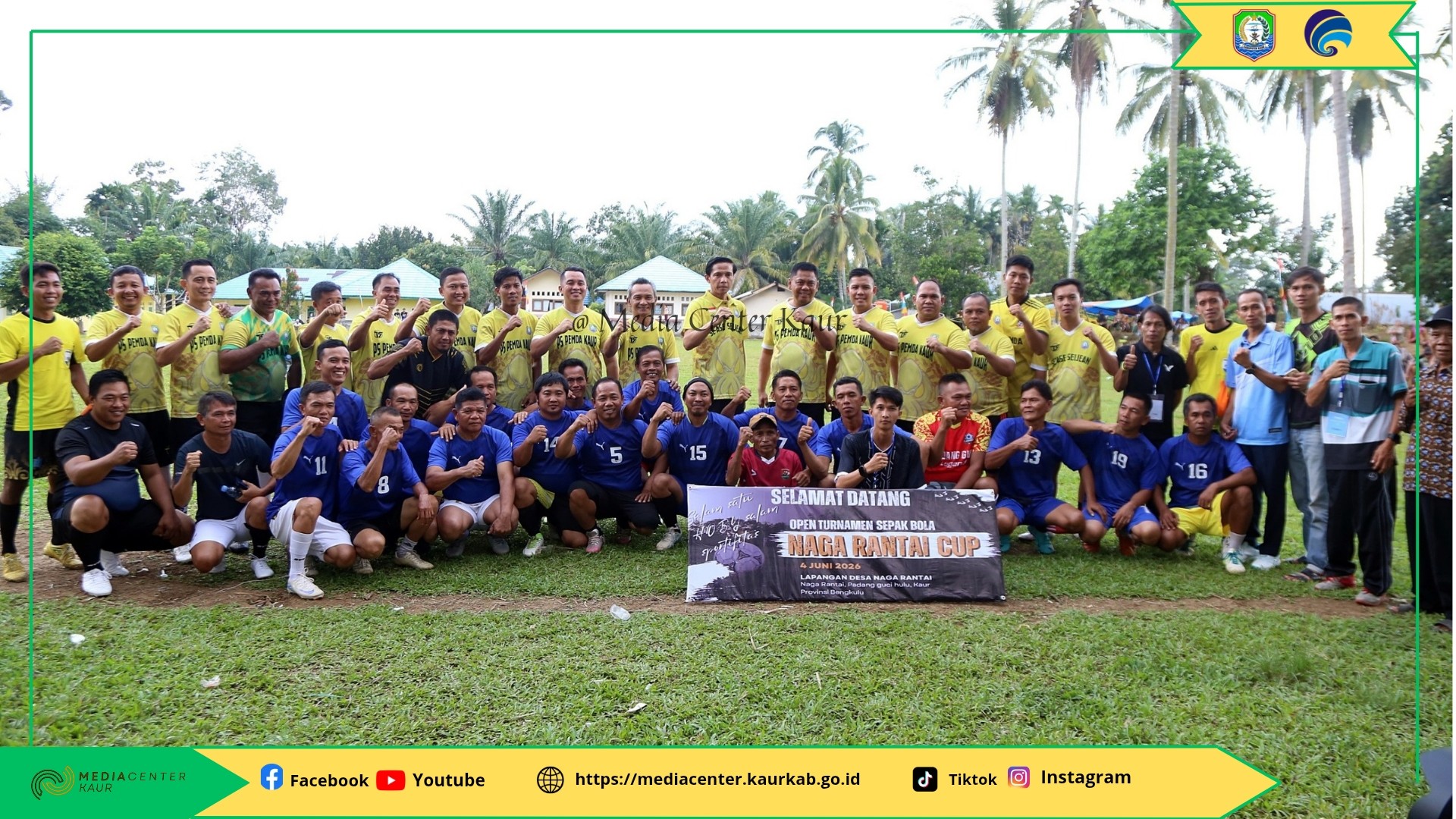 Bupati Kaur Resmi Buka Naga Rantai Cup I, 32 Kesebelasan Siap Perebutkan Gelar Juara