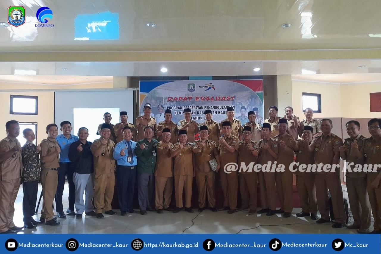 Pemda Kaur Adakan Rapat Percepatan Penanggulangan Kemiskinan 