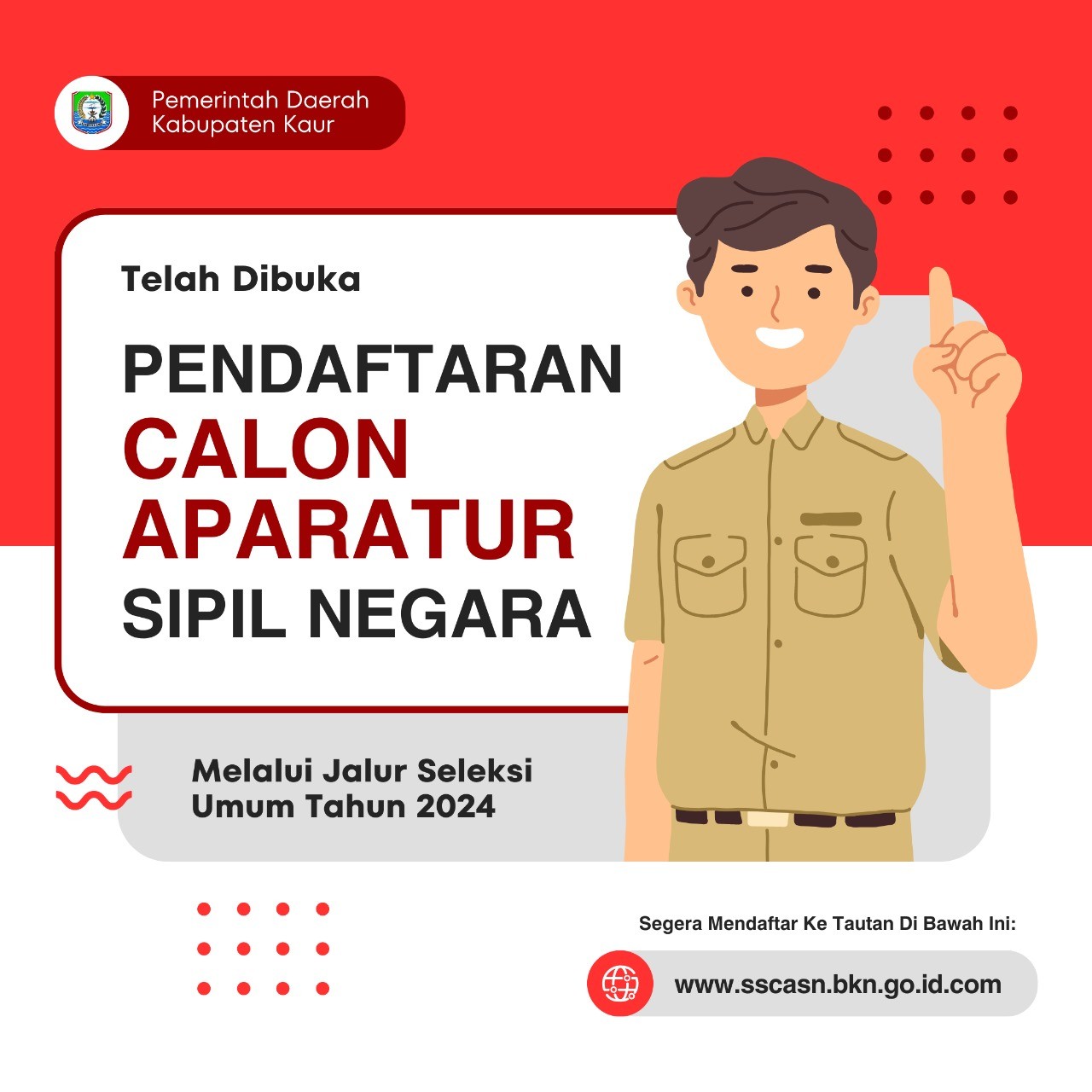 Pengumuman formasi CPNS Kabupaten akaur tahun 2024
