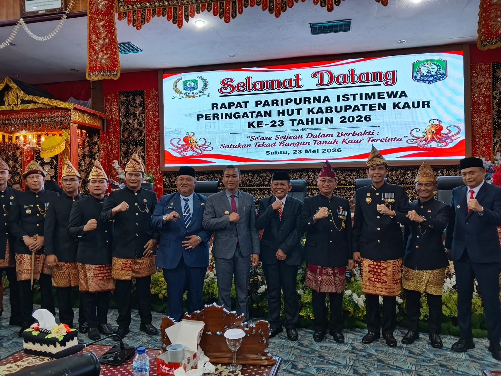 Rapat Paripurna Istimewa HUT Ke-23 Kabupaten Kaur, Momentum Satukan Tekad Bangun Daerah