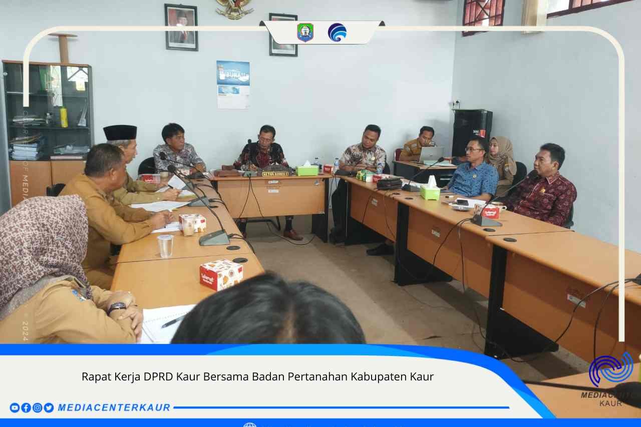 Gelar Rapat Kerja DPRD Kaur Komisi I Bersama Mitra Dinas PMD Kaur Tahun 2024