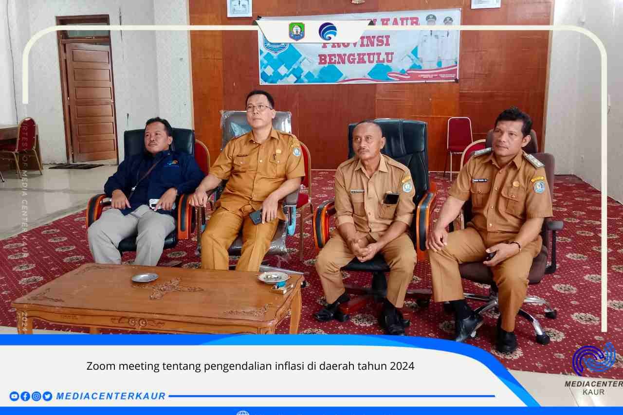 Pemda Kaur Kembali Ikuti Rakor Pengendalian Inflasi  Secara Virtual