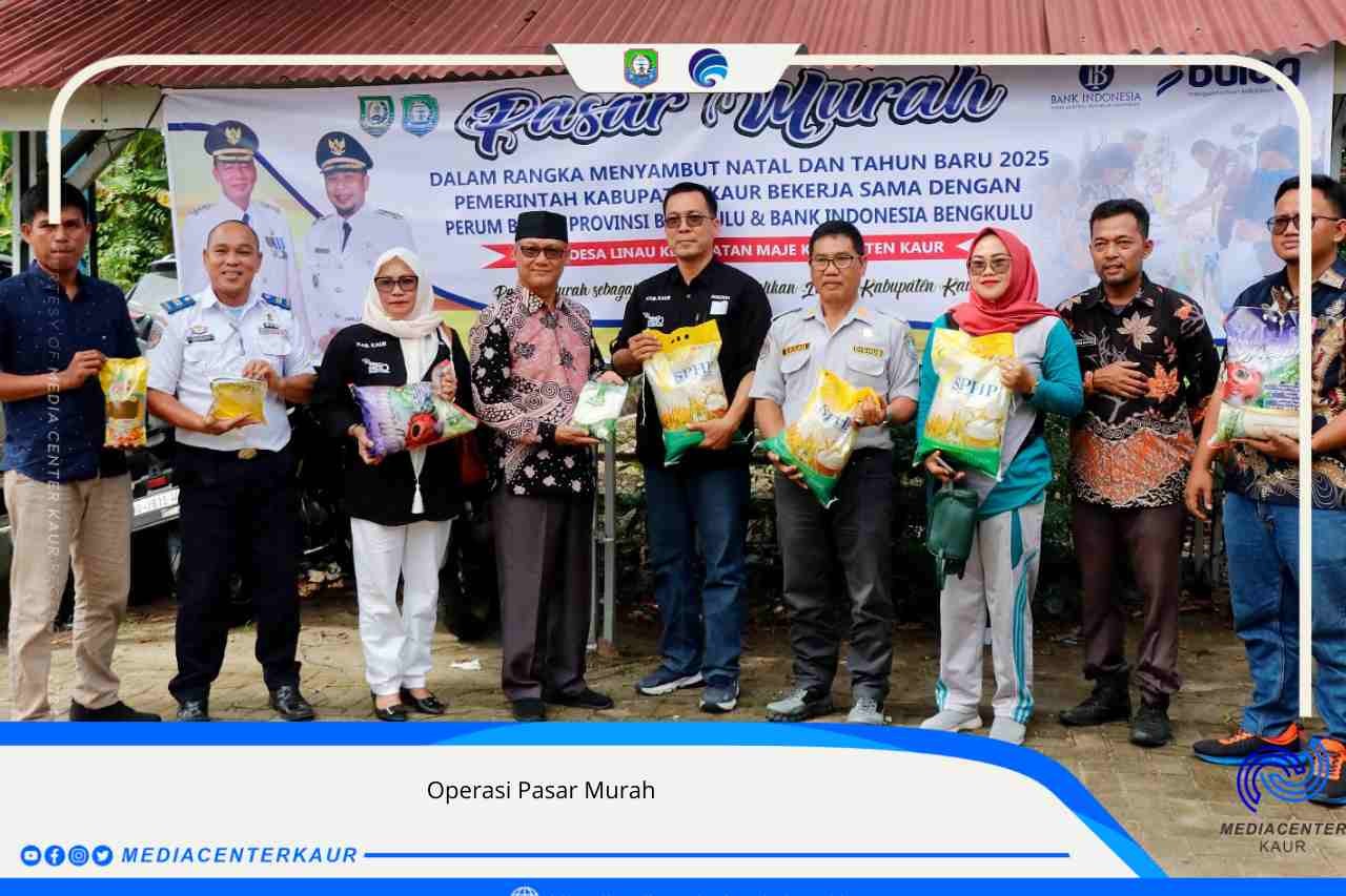 Stabilkan Harga Bahan Pokok, Pemda Kaur Gelar Pasar Murah