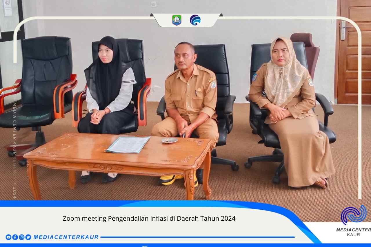 Pemkab Kaur Mengikuti Rakor Pengendalian Inflasi Secara Virtual