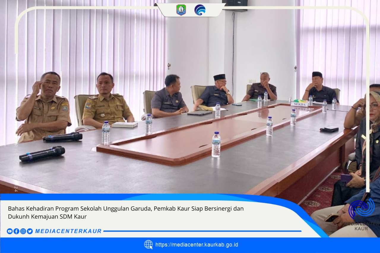 Bahas Kehadiran Program Sekolah Unggulan Garuda, Pemkab Kaur Siap Bersinergi dan Dukung Kemajuan SDM