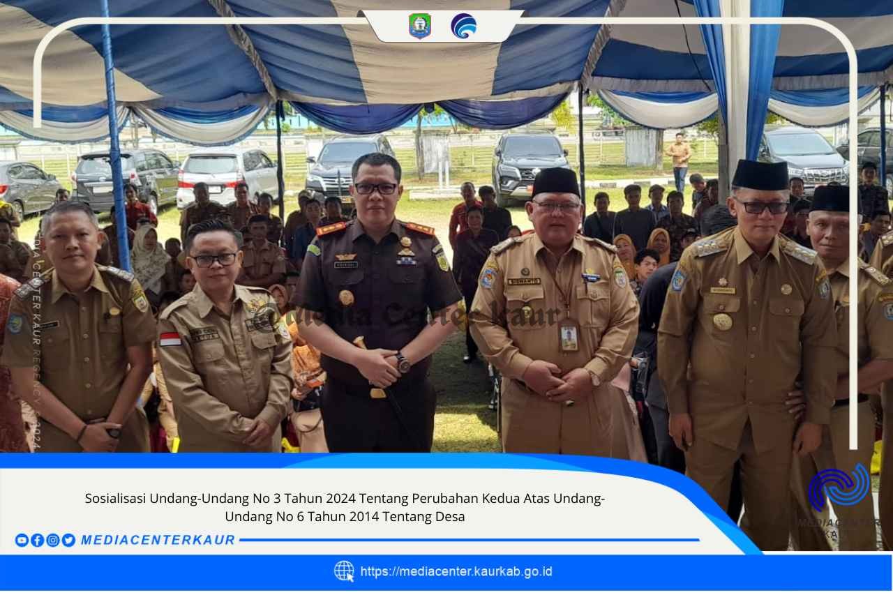 Sosialisasi Perubahan UUD No 6 Tahun 2014 Ke UUD No 3 Tahun 2024 Tentang Desa