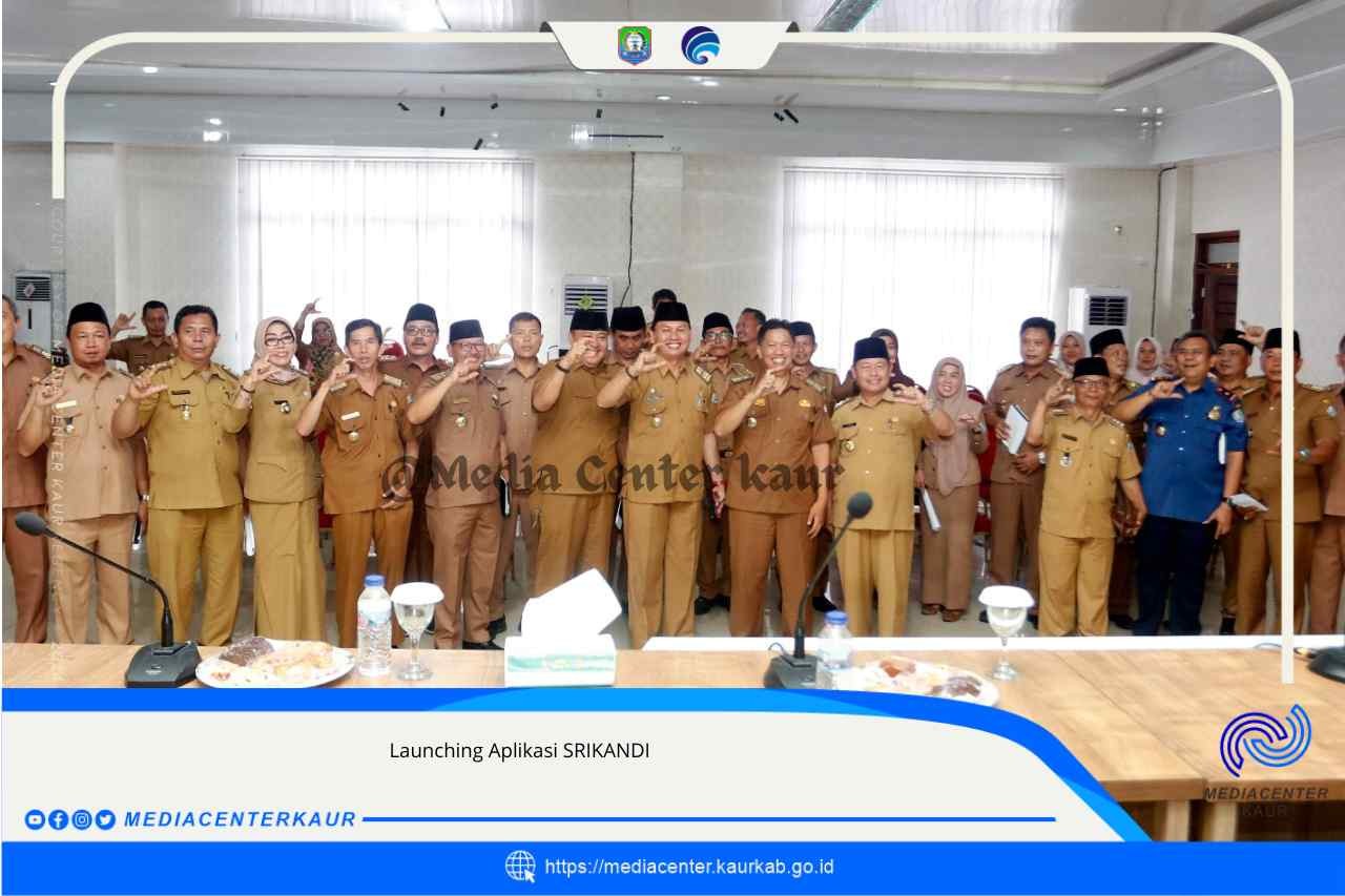Wujudkan Pelayanan Pemerintahan Berbasis Elektronik, Pemkab Kaur Launching Aplikasi SRIKANDI