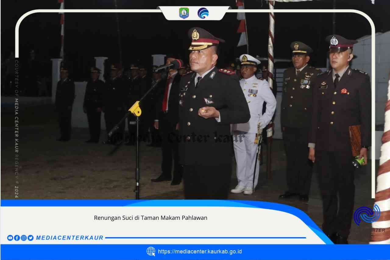 Dipimpin Kapolres Kaur, Apel Kehormatan dan Renungan Suci Berlangsung Khidmat 