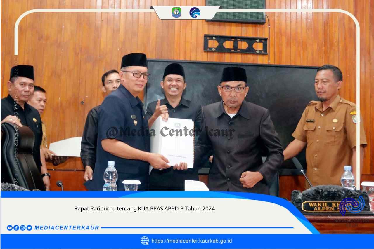 Rapat Paripurna Tentang KUA PPAS APBD P TA 2024