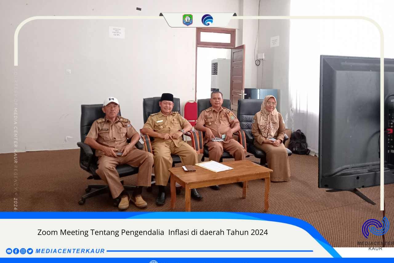 Rapat Zoom: Pengendalian Inflasi dan Percepatan Pengangkatan Kepsek di Kabupaten Kaur
