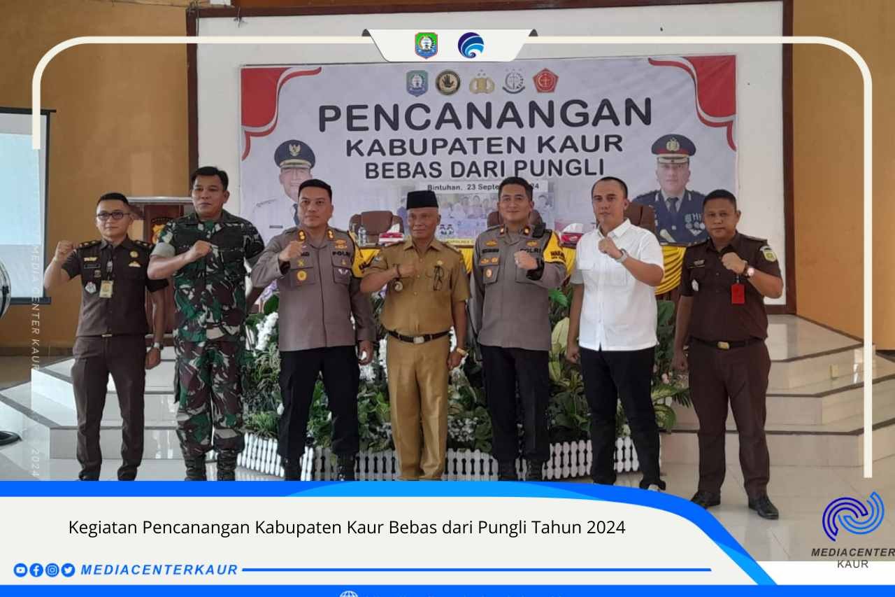 Pencanangan Kabupaten Kaur Bebas Dari Pungli Tahun 2024