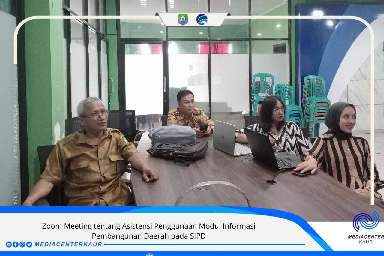 Zoom Meeting Asistensi Penggunaan Modul Informasi Pembangunan Daerah pada SIPD  