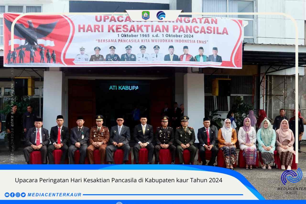 Penuh Khidmat, Pemda Kaur Gelar Upacara Peringatan Hari Kesaktian Pancasila