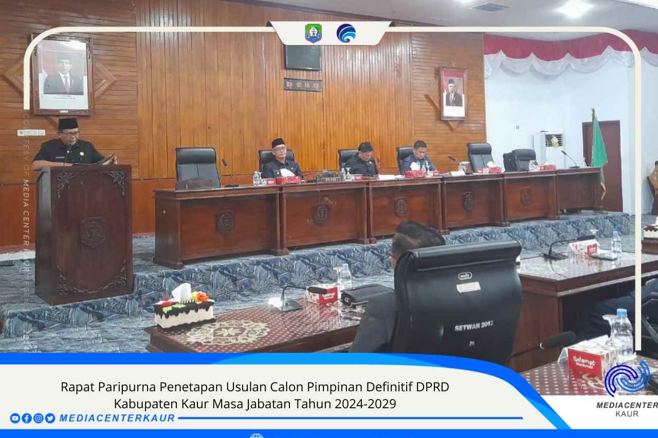 Wakil Ketua II DPRD Kaur Ditetapkan ; Berikut Fraksi Fraksi Masa Bakti 2024-2029