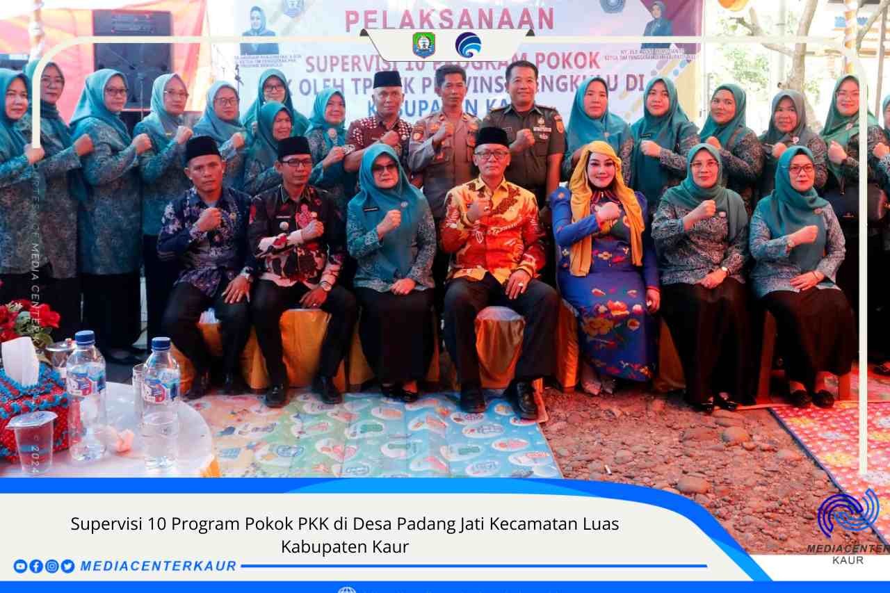 TP PKK Provinsi Bengkulu Supervisi Desa Padang Jati 