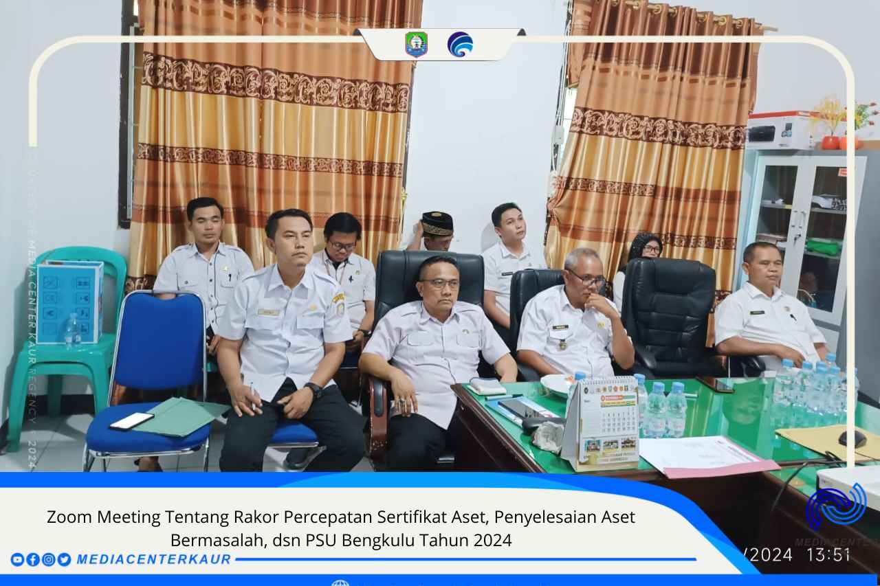 Rakor Percepatan Sertifikat Aset, Penyelesaian Aset Bermasalah, dan PSU Bengkulu Tahun 2024 