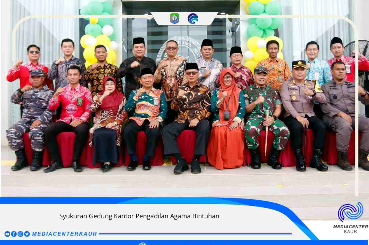 Menempati Gedung Baru, Pegadilan Agama Bintuhan Gelar Syukuran