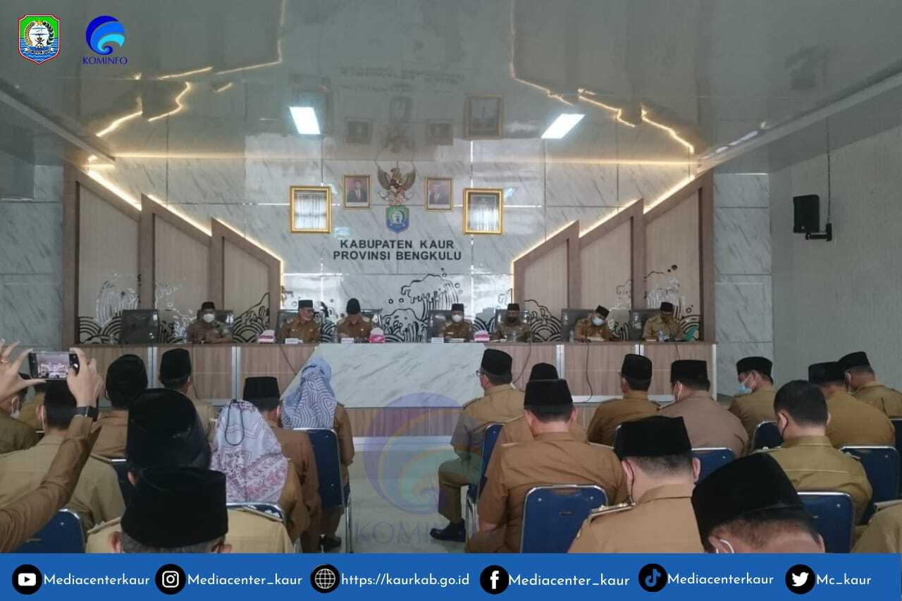 RAFAT SELURUH OPD PEMERINTAHAN KABUPATEN KAUR TERKAIT EVALUASI KERJA TAHUNAN  