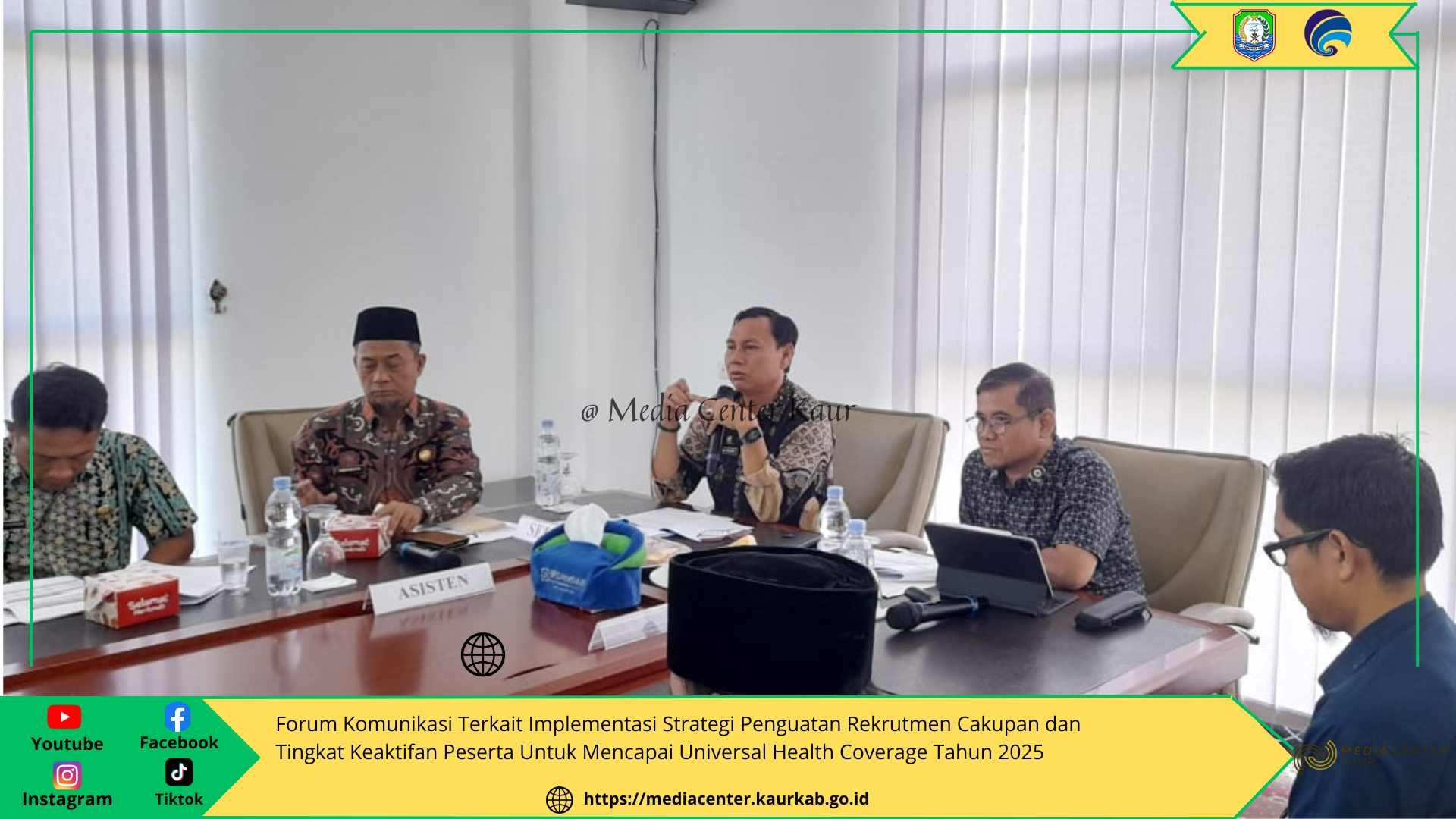 Rapat Bersama BPJS Kesehatan: Meningkatkan Cakupan Kesehatan untuk Masyarakat Kabupaten Kaur