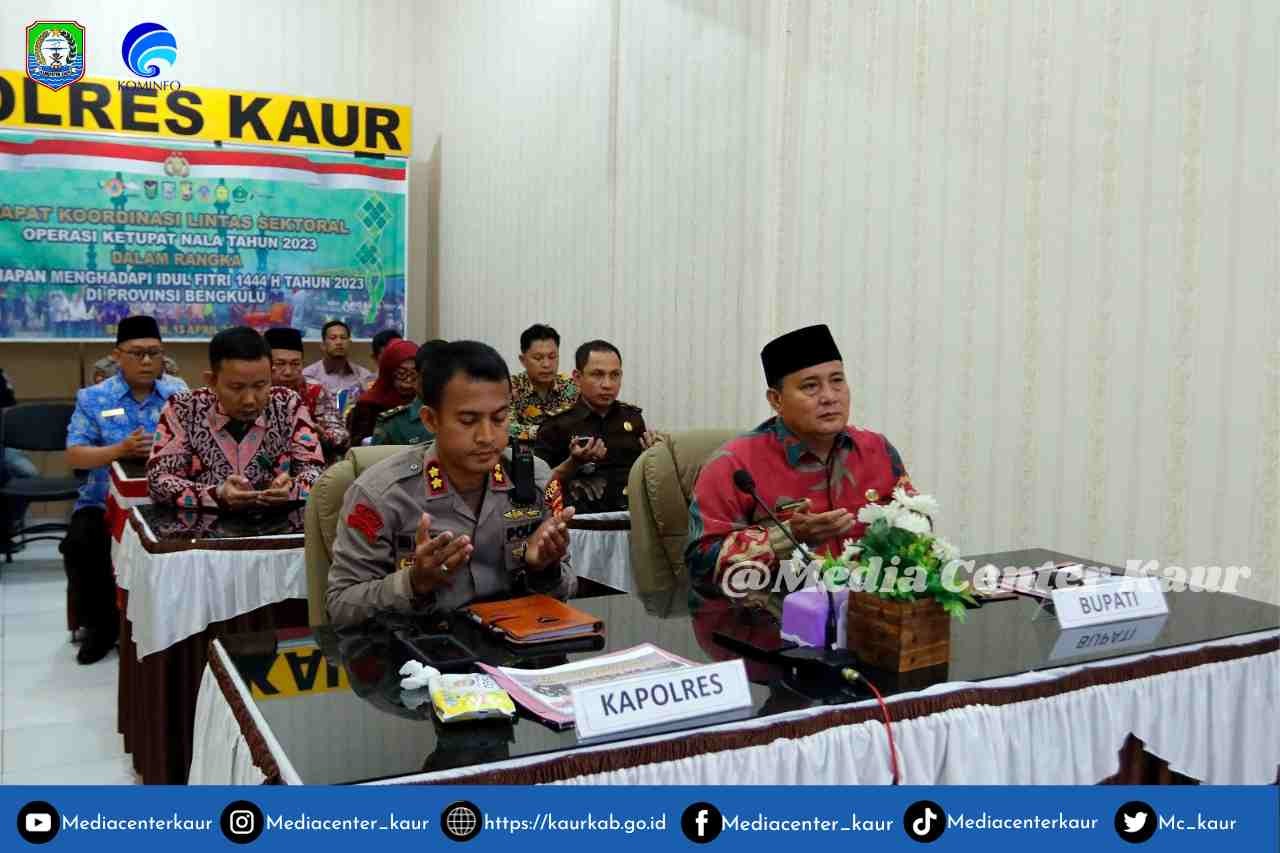 Persiapan ops ketupat nala 2003,polda bengkulu gelar rakor lintas sektoral