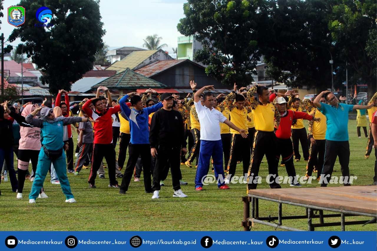 Senam Bersama, Wabup : Untuk Kesehatan dan Ajang Silaturahmi