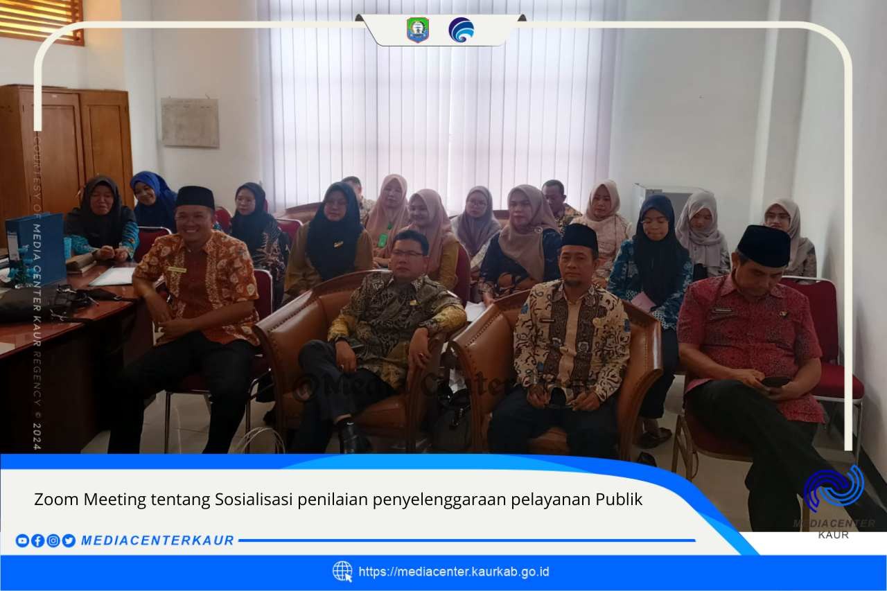 SOSIALISASI PENILAIAN PENYELENGGARAN PELAYANAN PUBLIK LEWAT ZOOM
