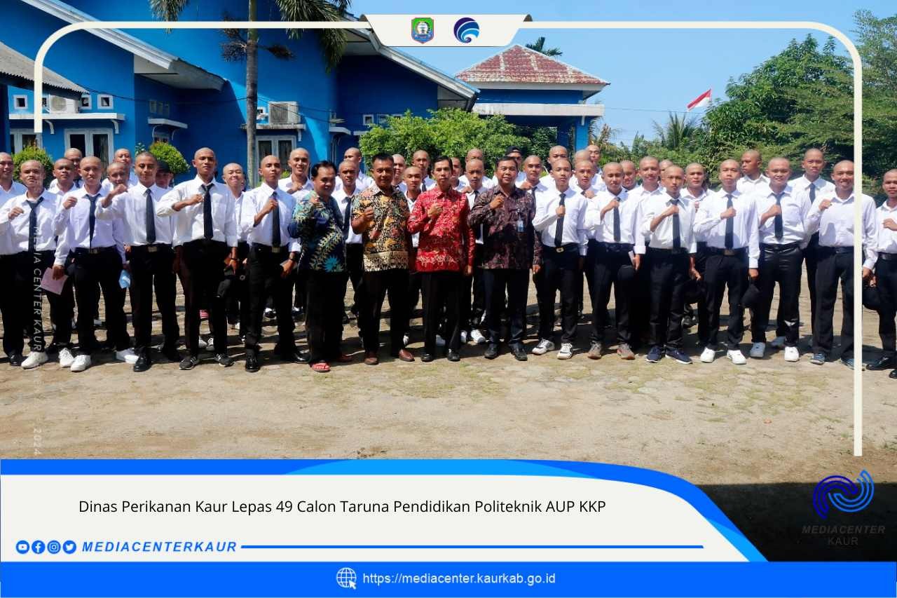 Kadis Perikanan Lepas 49 Calon Taruna Pendidikan Politeknik AUP KKP 