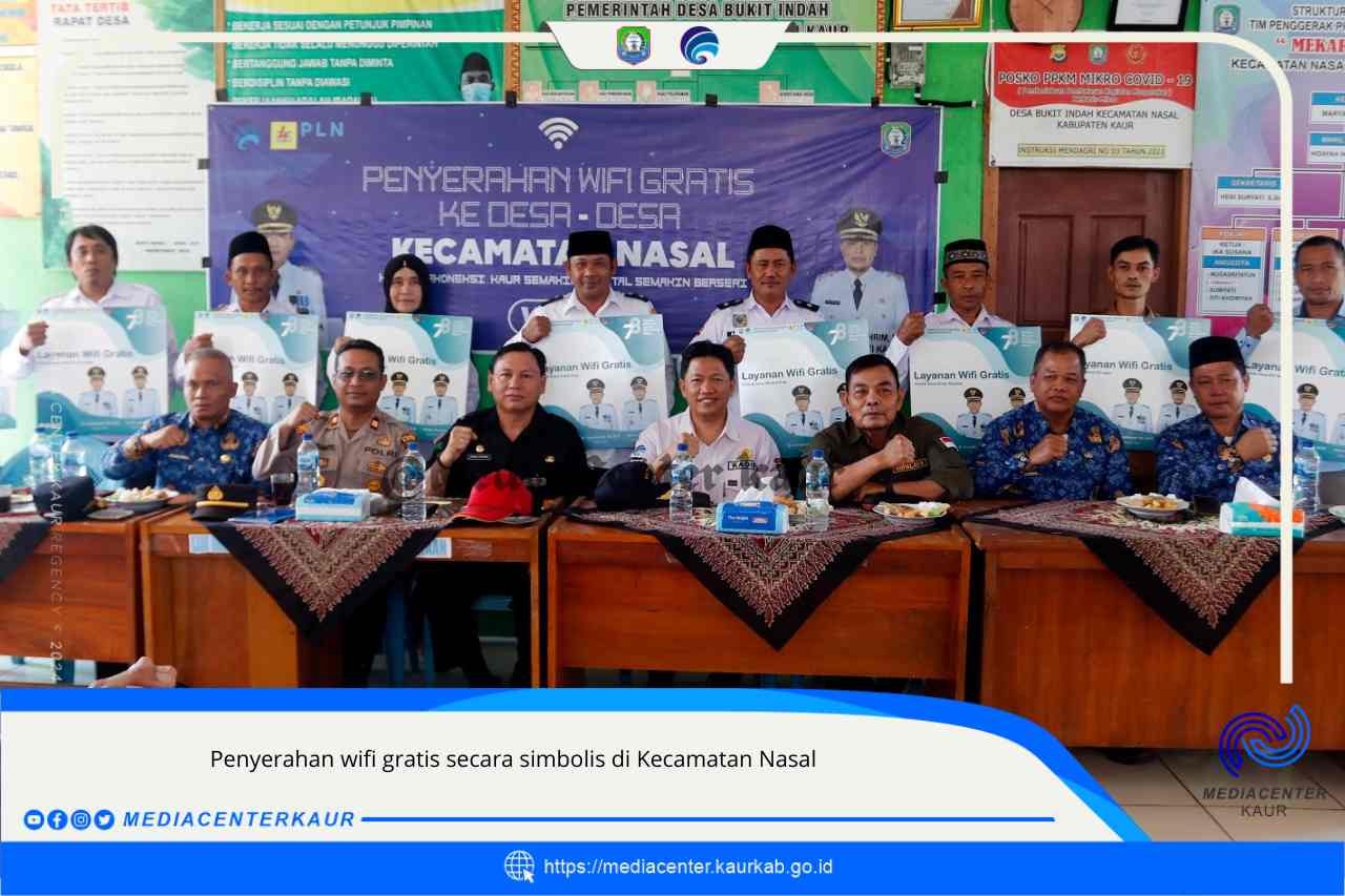 Giliran Sembilan Desa Poros Atas di Kecamatan Nasal Dapat Wifi Iconplus Gratis