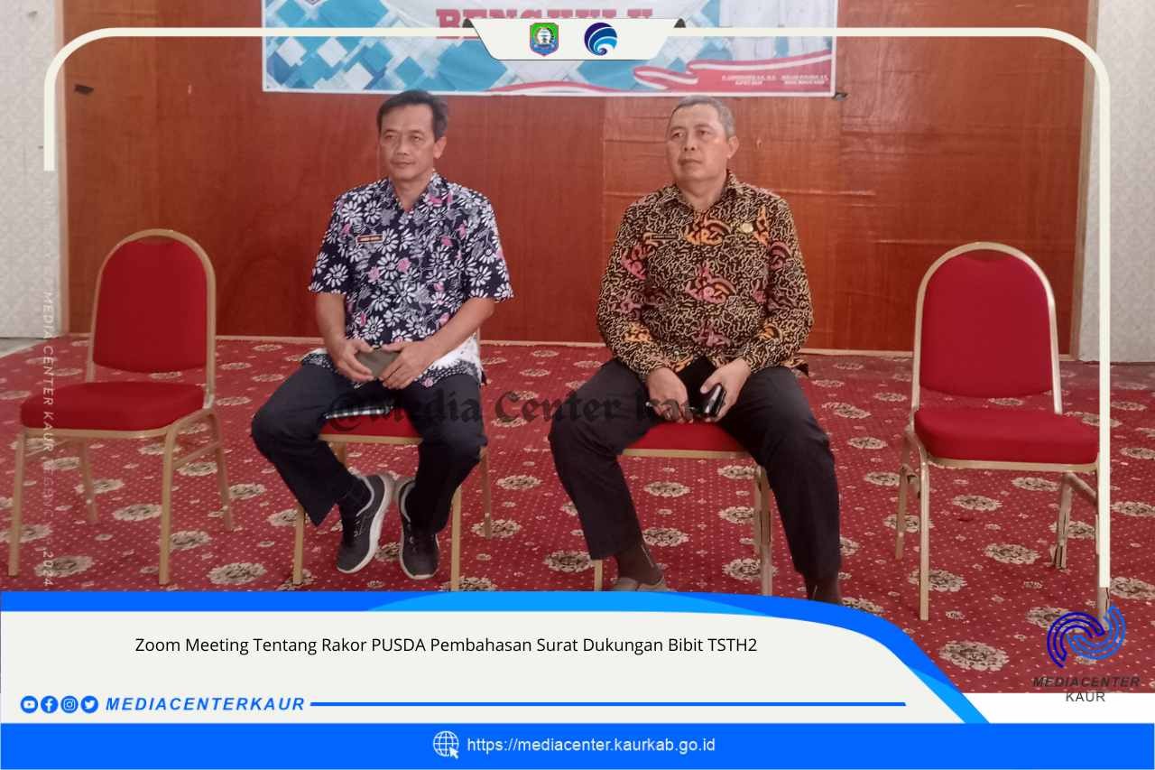 Zoom Meeting Tentang Rakor Pusda Pembahasan Surat Dukungan Bibit TSTH2 