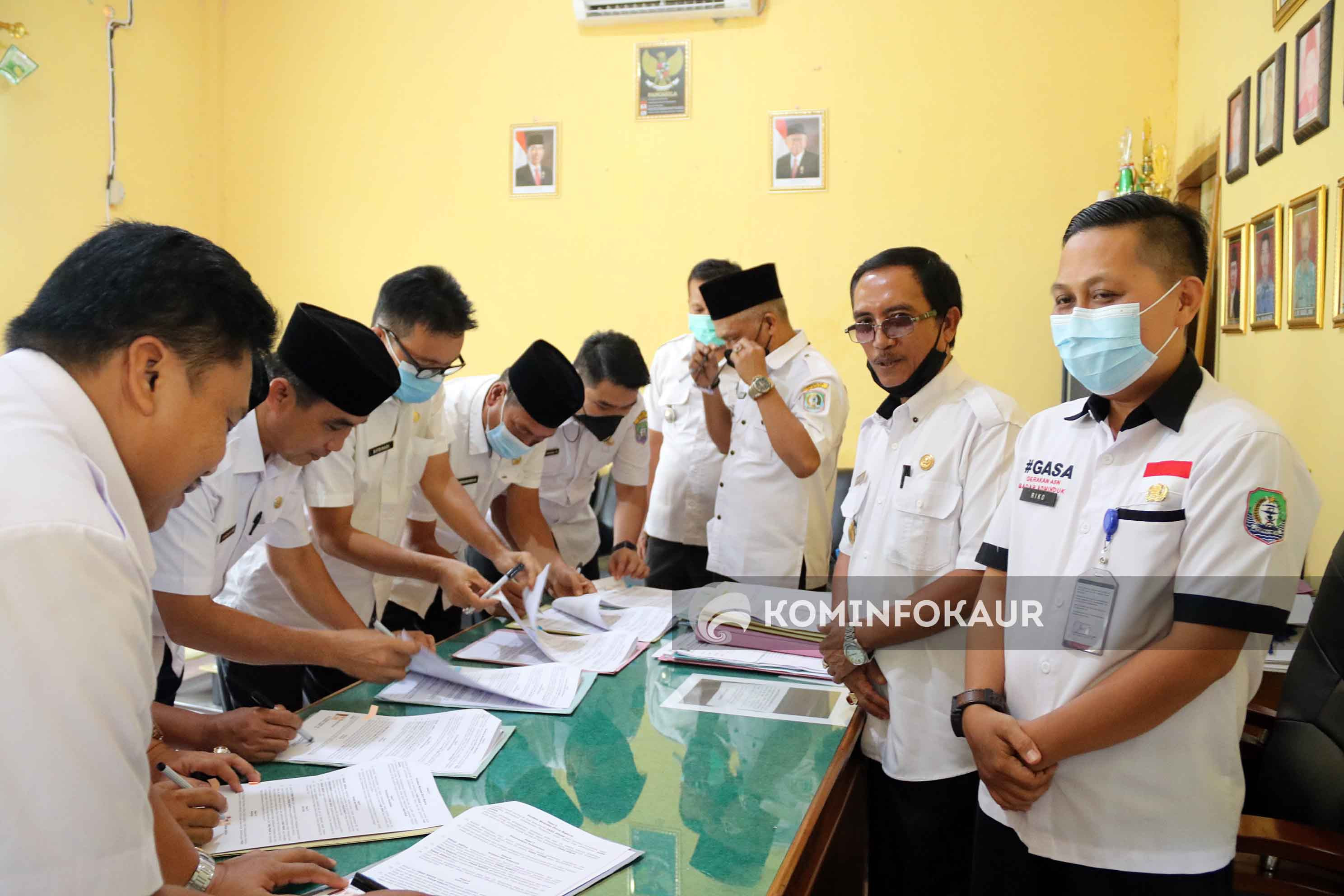 TUJUH OPD KERJASAMA PEMANFAATAN DATA KEPENDUDUKAN DISDUKCAPIL KAUR
